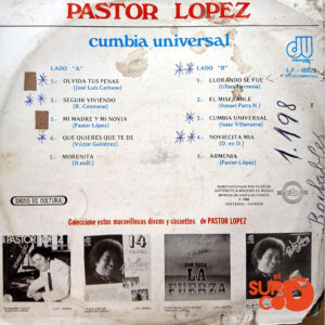 Vinilo Pastor López - Cumbia Universal