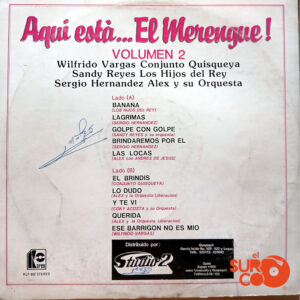 Vinilo Wilfrido Vargas - Aquí Esta El Merengue