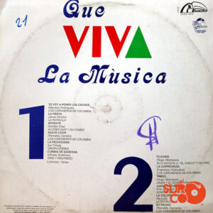Vinilo Sonora Majestad - Que Viva La Música Lo Mejor En Cumbias