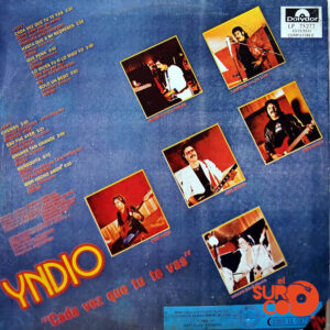 Vinilo Yndio - Cada Vez Que Tu Te Vas