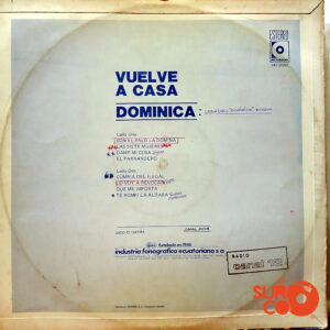 Vinilo Dominica y Su Conjunto - Dominica Vuelve A Casa