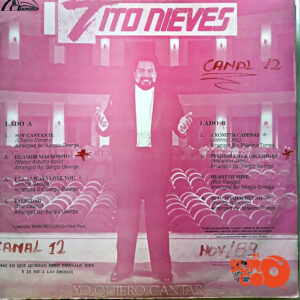 Vinilo Tito Nieves - Te Quiero Cantar
