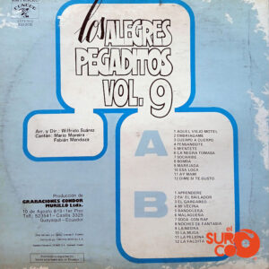 Vinilo La Onda Sonora De Ottón - Los Alegres Pegaditos Vol.9
