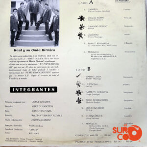 Vinilo Raúl Y Su Onda Rítmica - Los Idolos Populares Juntos