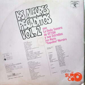 Vinilo La Onda Sonora De Ottón - Los Alegres Pegaditos Vol.2
