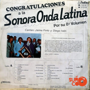 Vinilo Sonora Onda Latina - Congratulaciones A La Sonora Onda Latina Por Su 8° Volumen