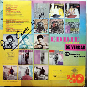 Vinilo Eddie Santiago - De Verdad: 15 Súper Exitos