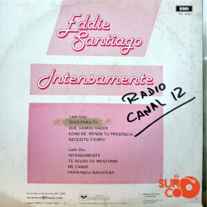 Vinilo Eddie Santiago - Intensamente