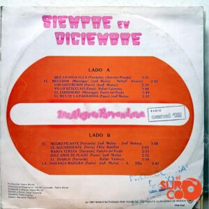 Vinilo Los Alegres Parranderos - Siempre En Diciembre