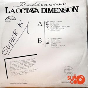 Vinilo La Octava Dimensión - Dedicación