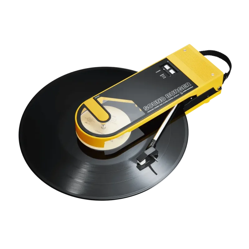 Tocadiscos Bluetooth Portátil Sound Burger - Amarillo